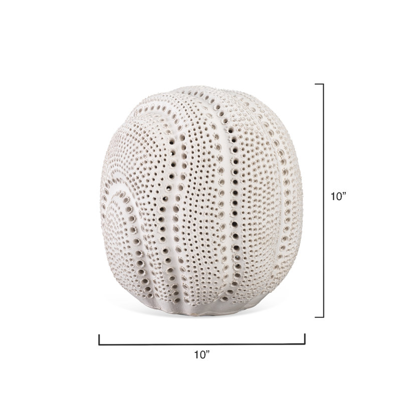 Handmade Table Vase, White