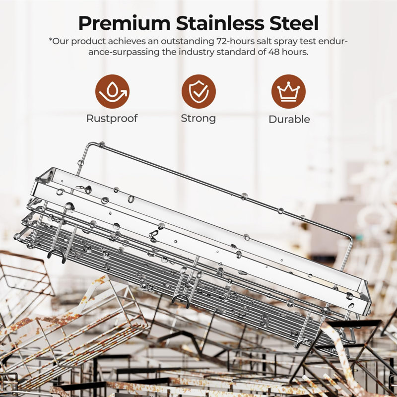 Murph Stainless Steel Shower Caddy