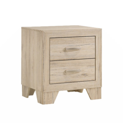 2 Drawers PB Nightstand In Natural Finish