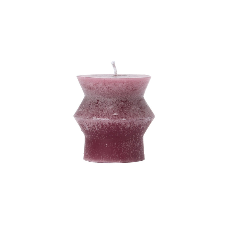 Unscented Totem Pillar Candle, Purple