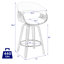Tabouret de bar et de comptoir pivotant Draymond-1216622360-1216622342