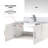 Bath Vanity With Faucet Set And LED Mirror