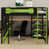 Noir et vert sélectionné