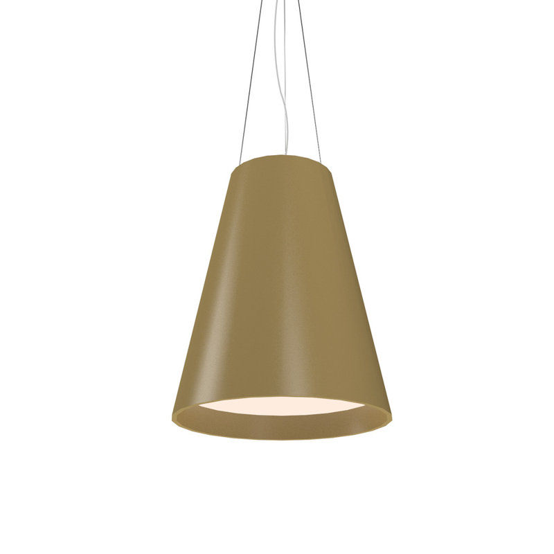 1 - Light LED Pendant, Imbuia, 4000