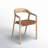 Kayla Leather Dining Armchair-379912242-379912253