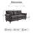 Luelle 82.7" W Rolled Arm Sofa -1374324726