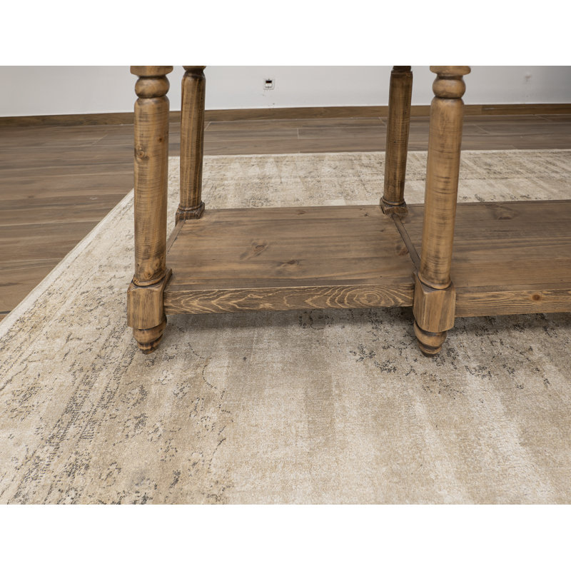 Adomas 94.5'' Solid Wood Console Table