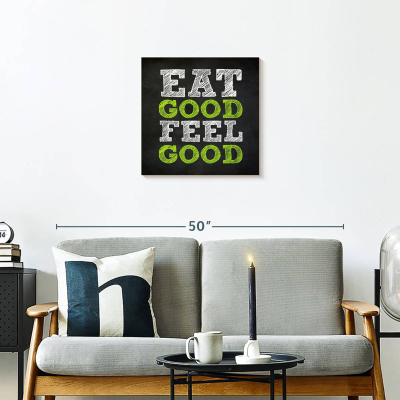 Tergel Eat Good Feel Good, 20" H x 20" W