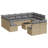 Patio Sofa Set Beige, Light Gray