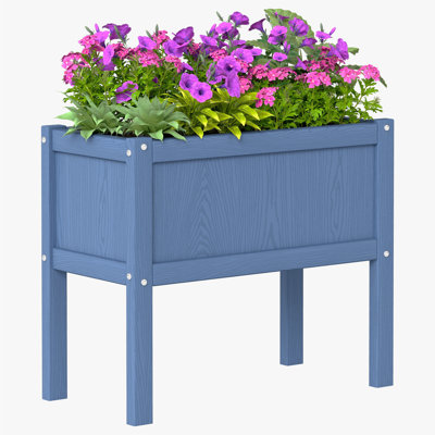Nakirah Elevated Raised Planter Box HDPE Waterproof