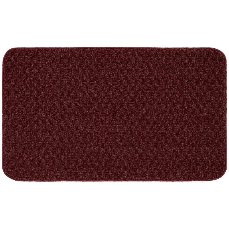 Lomax Non-Skid Kitchen Mat, Chili Red, 24" W x 40" L
