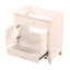 Base de meuble-lavabo 30 po sans lavabo, armoire de salle de bain avec deux portes et un tiroir,