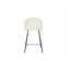 Upholstered Counter Stool with Metal Frame-88208214
