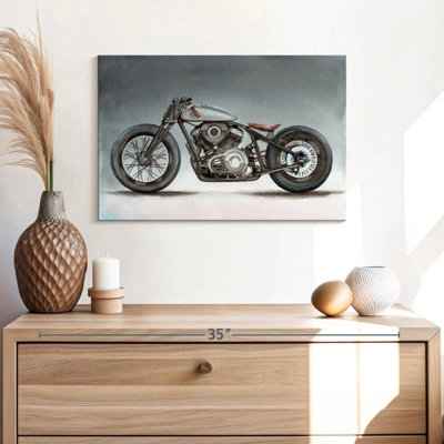 Moto de style rétro