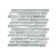 Canvas Interlocking Glass Mosaic Tile