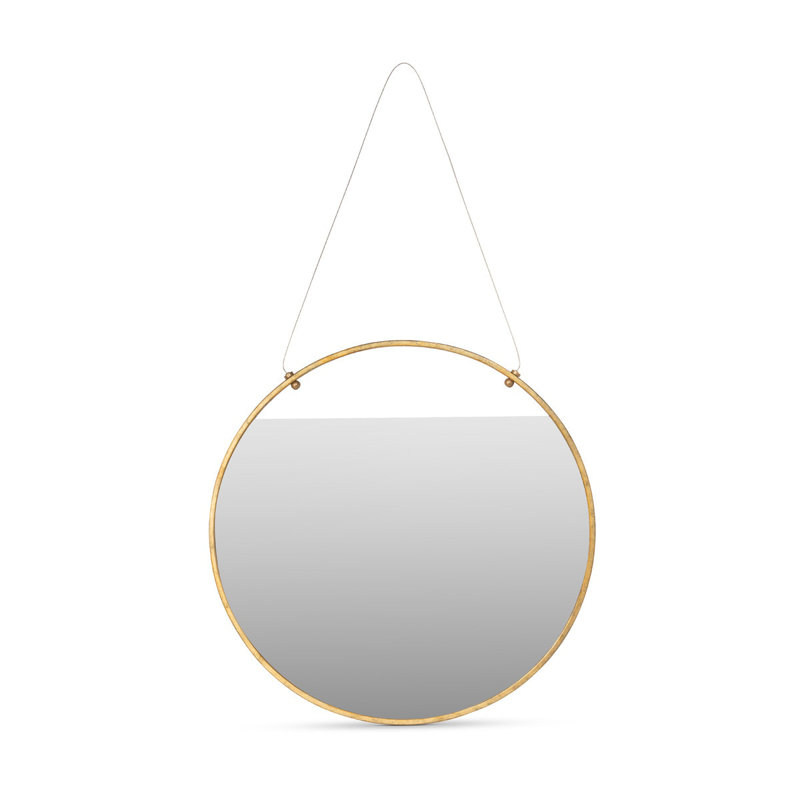 Round Metal Wall Mirror