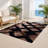 Checkered Black Indoor and Outdoor Area Rug-1680463203