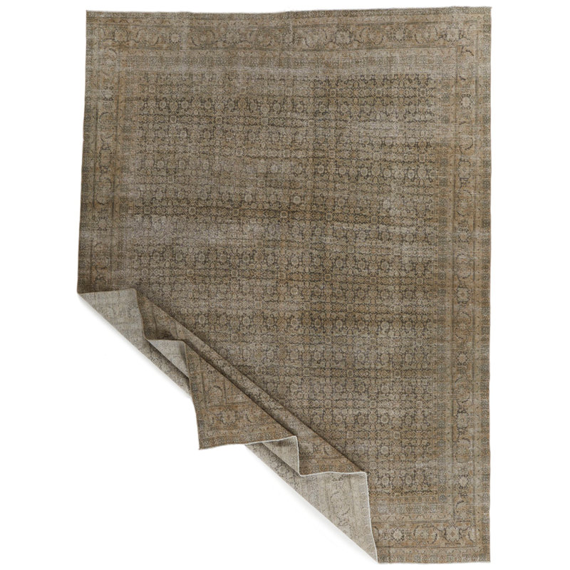 Tapis turc Oushak brun 10 x 13