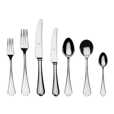 Ensemble de couverts Dolce Vita avec couteaux H / H - 42 pièces - Acier inoxydable