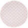 Bogner Hand Woven Flat Weave Wool/Cotton Chevron Rug in Ivory/Pink