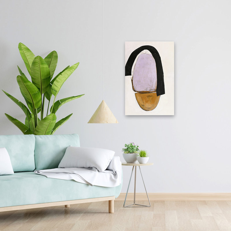 Post moderne - Art moderne abstrait, H 24 po x l 16 po