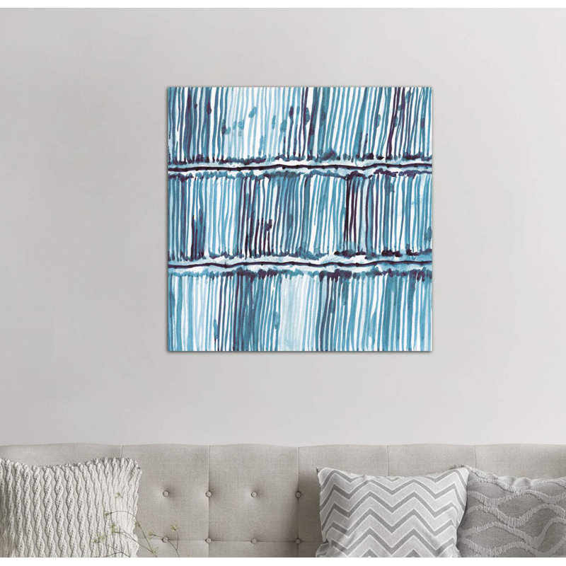 Bold Blue III by Nan - Wrapped Canvas Painting, 93.98 cm H x 93.98 cm W x 1.91 cm D