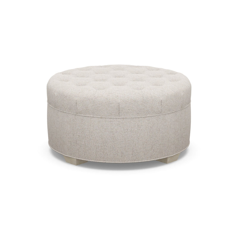 Round Ottoman, 3906-74, Sandstone