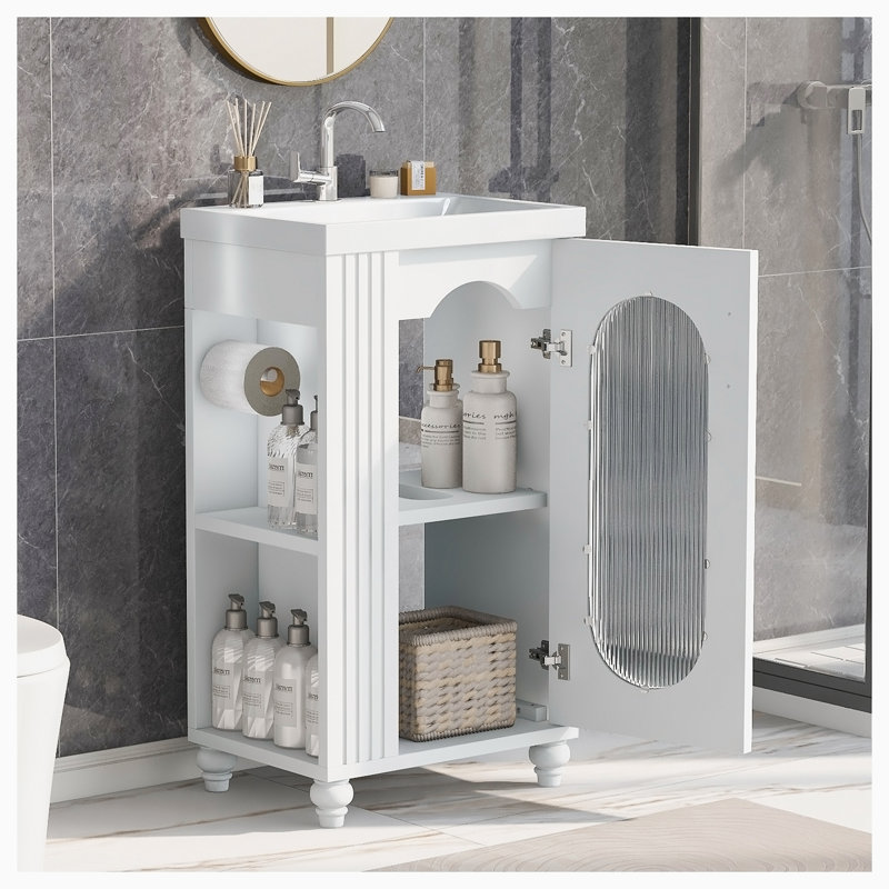 Meuble-lavabo simple avec plateau 20,00 Dhannu