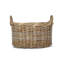 Lugowe Rattan Log Carrier Basket with Lining-586643143