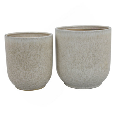 Ensemble de 2 pots à fleurs Lyna