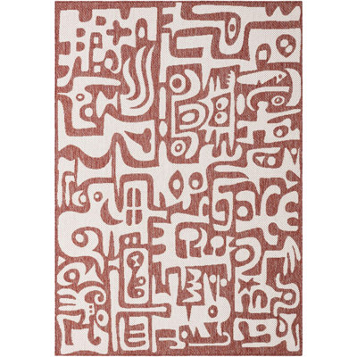 Tapis rouge rouille Aucun