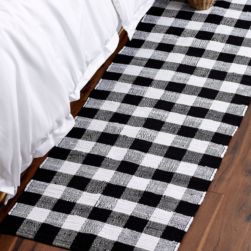 Caroyln Cotton Gingham Indoor Rug