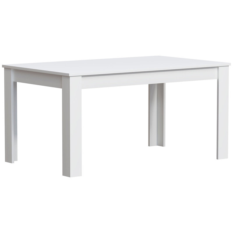 Iriemi Dining Table, 74cm H x 150cm L x 90cm W, White