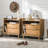 Gheorghe Solid Wood 2-Drawer Nightstands-55675006