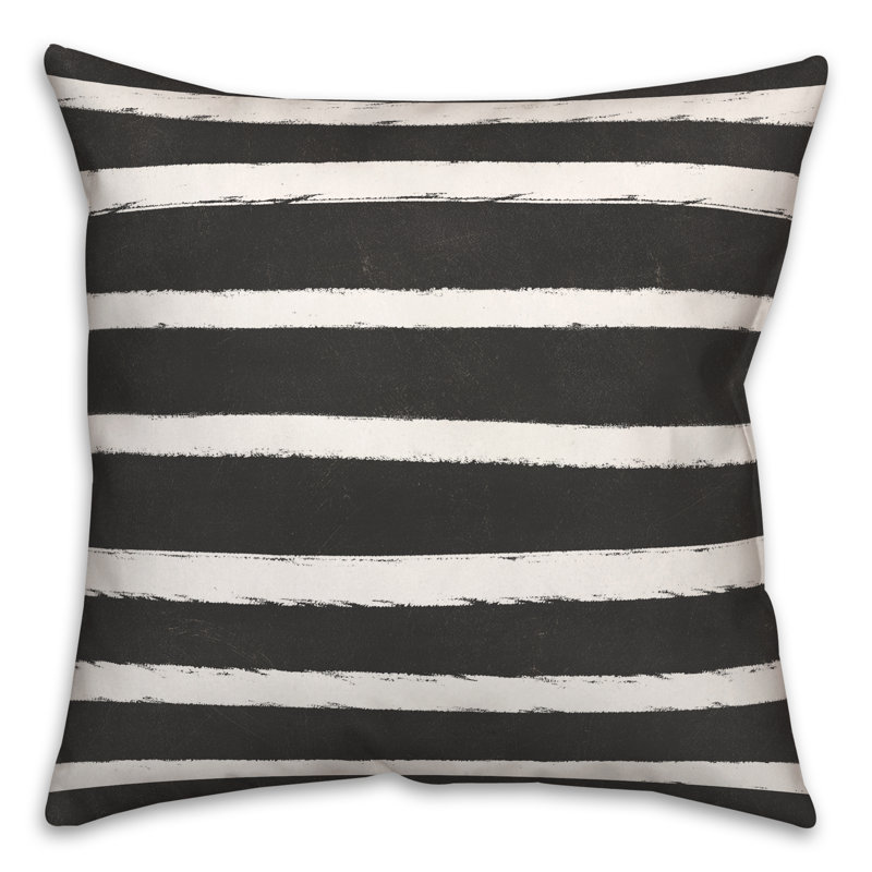  Painted Square Pillow Cover & Insert, 20" x 20"