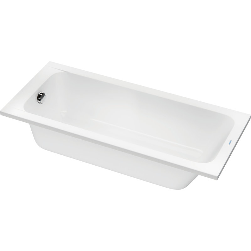 Duravit D-Code 63" x 27.5" Drop In Soaking Bathtub
