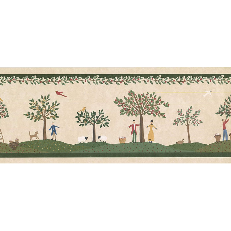 Bordure de papier peint L 15 pi x l 8 po