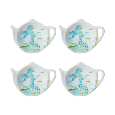 Set of 8 Teabag Holder Mermaid