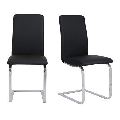 Exylian 19.5'' H Faux Leather Upholstered Side Chair