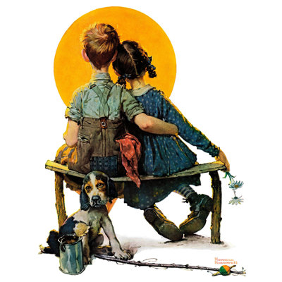 " Sunset " by Norman Rockwell