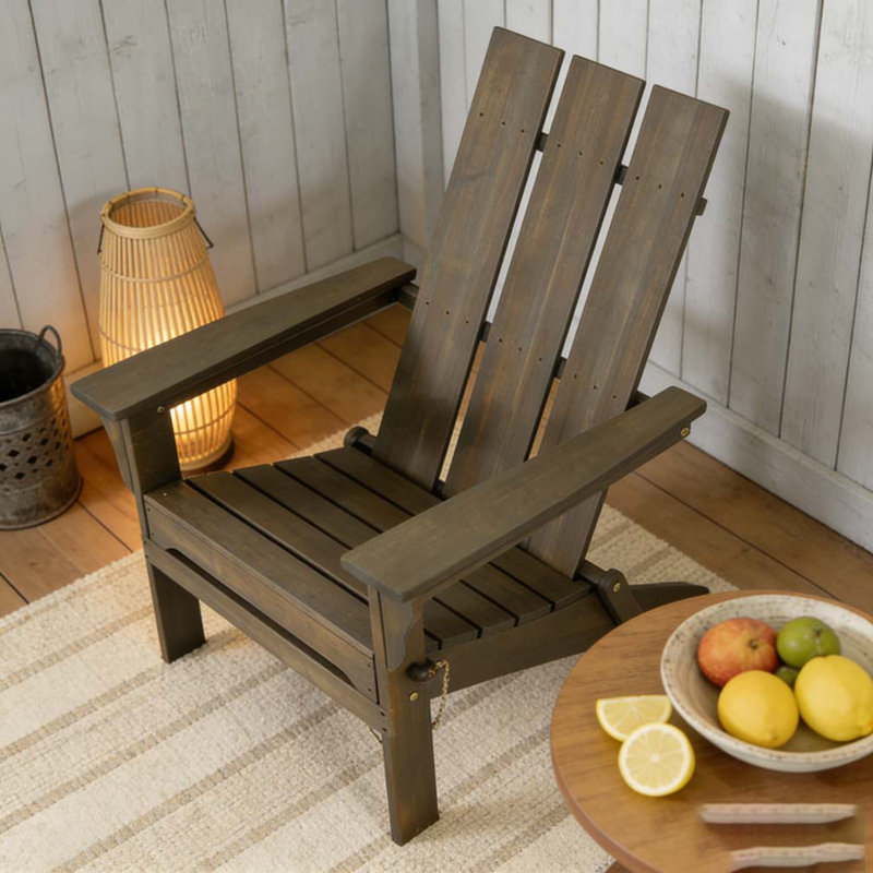 Chaise d'extérieur pliable, Gris