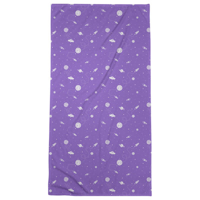 Serviette de bain à espace extérieur