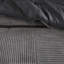 Édredon gris en velours côtelé gris - texture douce et chaude, 7 teintes douillettes - tissu, facile d'entretien