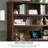 Retro Brown Rectangular Solid Wood Writing Desk-1230101616