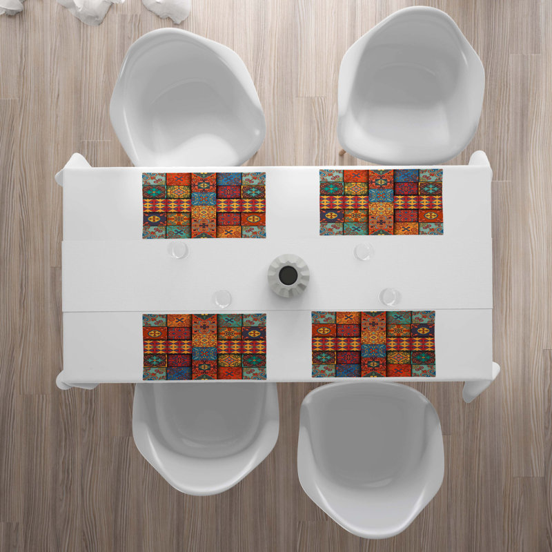 Polyester Abstract Rectangle Placemat