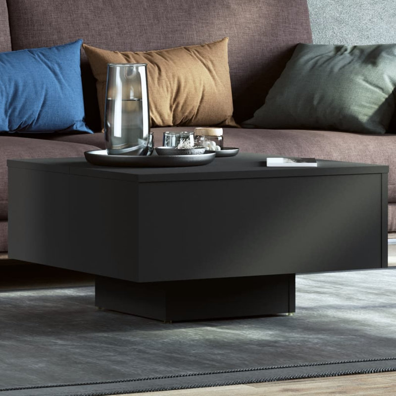 Etana Pedestal Coffee Table, Black