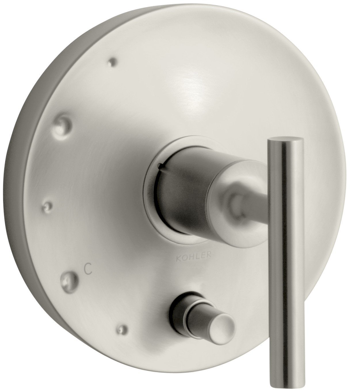 Purist Faucet Trim, Vibrant Brushed Nickel