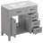 Mayve 35.98'' Single Bathroom Vanity with Ceramic Top
