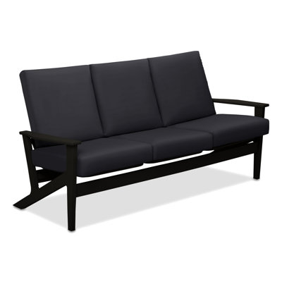 Chrisa 74.5'' Wide Patio Sofa with Cushions
