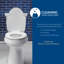 Siège de toilette allongé-241147692